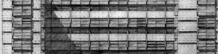 facade sketch, residential building study [kant, 1987]